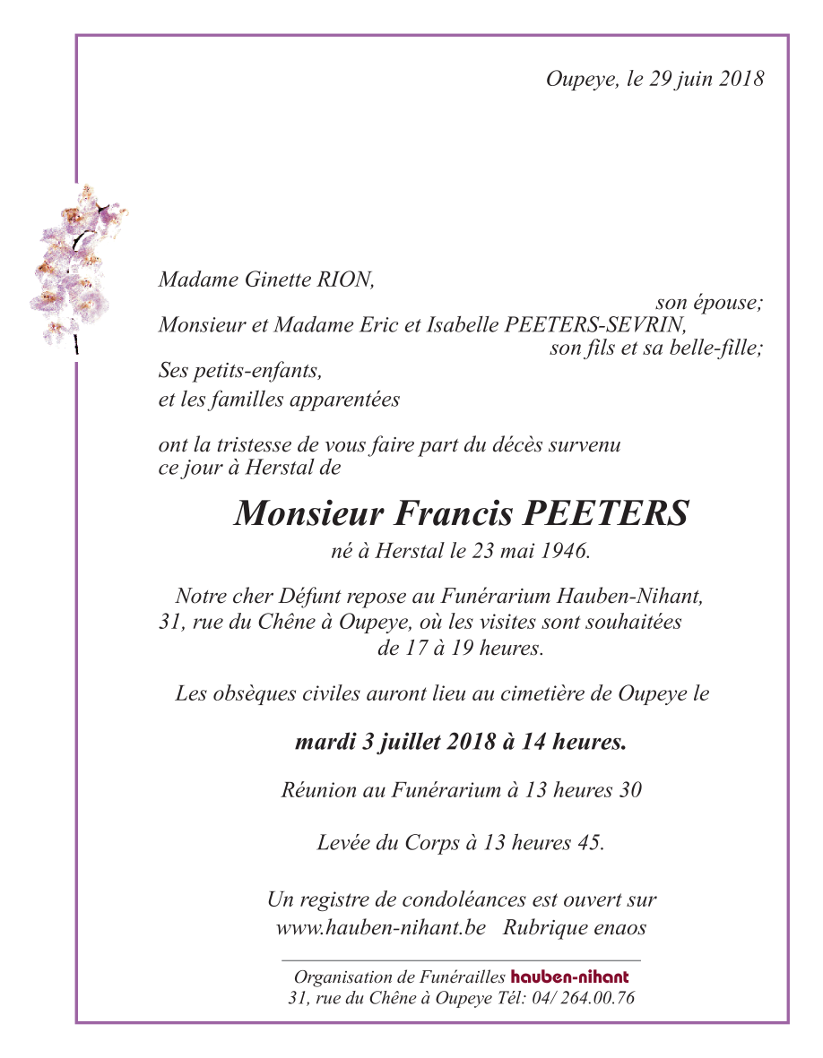 Image Annonce nécrologique