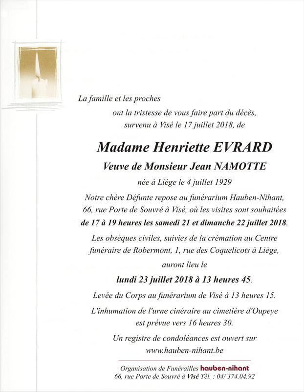 Image Annonce nécrologique