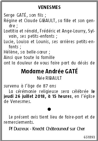 Image Annonce nécrologique
