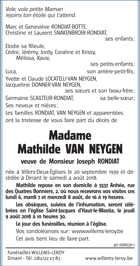 Image Annonce nécrologique
