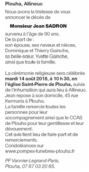 Image Annonce nécrologique