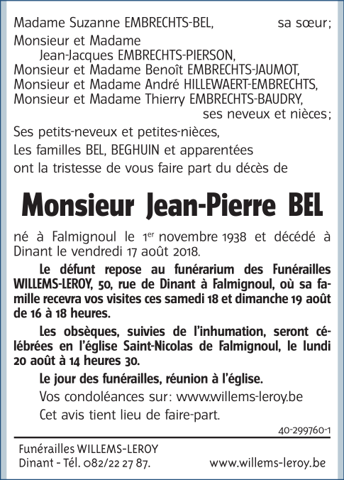 Image Annonce nécrologique