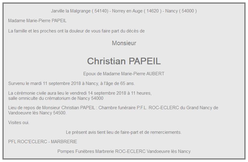 Image Annonce nécrologique