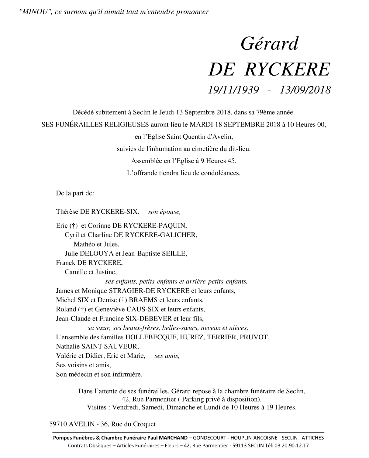 Image Pour voir le faire-part de Gérard CLIQUEZ-ICI