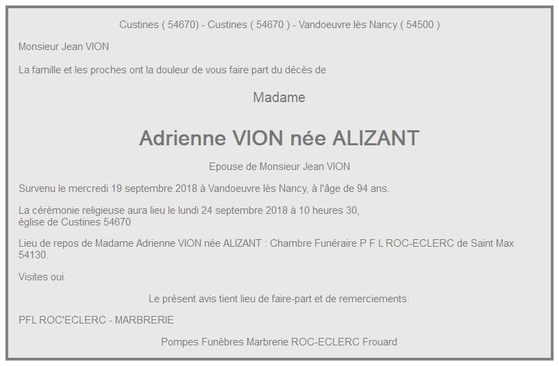 Image Annonce nécrologique