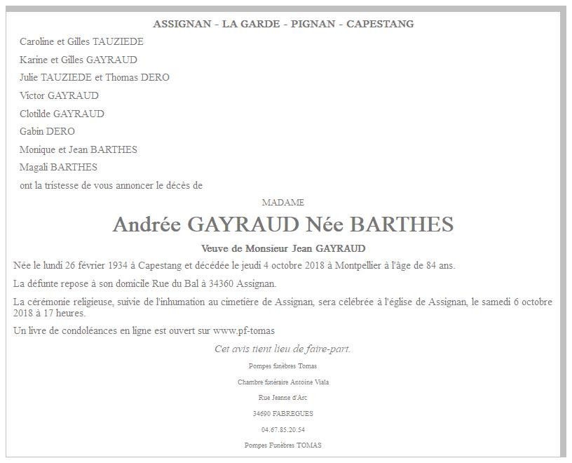 Image Annonce nécrologique