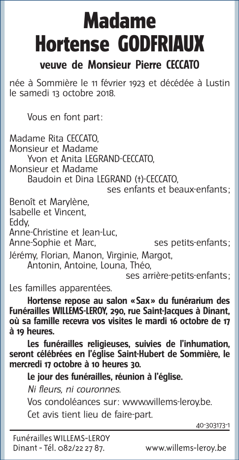 Image Annonce nécrologique
