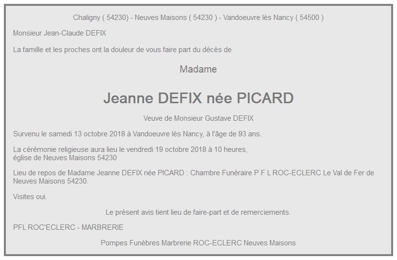 Image Annonce nécrologique