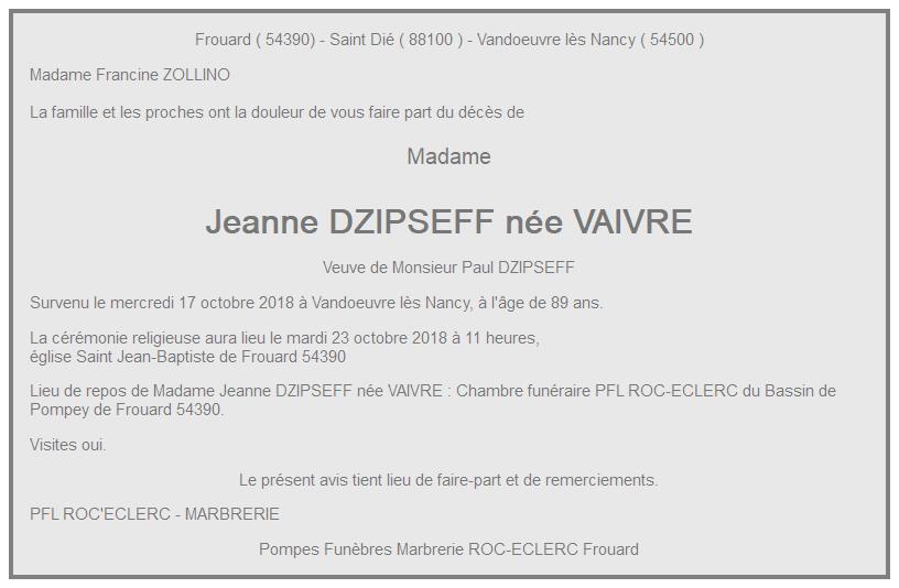 Image Annonce nécrologique