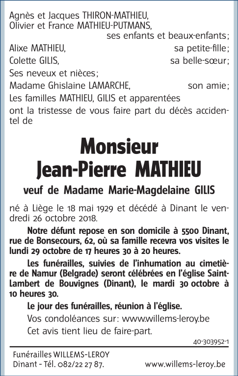 Image Annonce nécrologique
