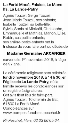 Image Annonce nécrologique