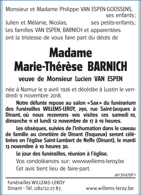 Image Annonce nécrologique
