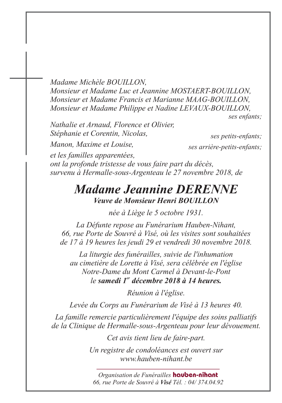 Image Annonce nécrologique
