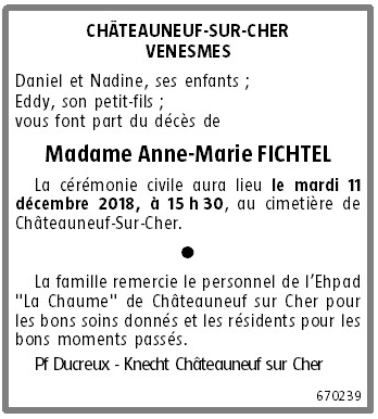 Image Annonce nécrologique