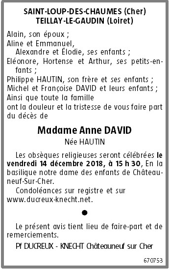 Image Annonce nécrologique