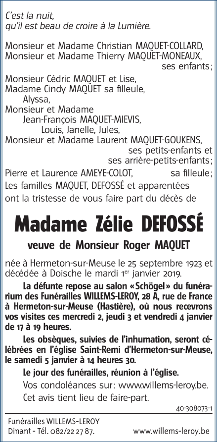 Image Annonce nécrologique