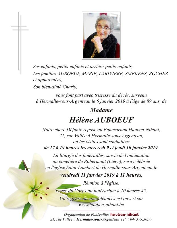 Image Annonce nécrologique