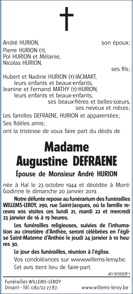 Image Annonce nécrologique