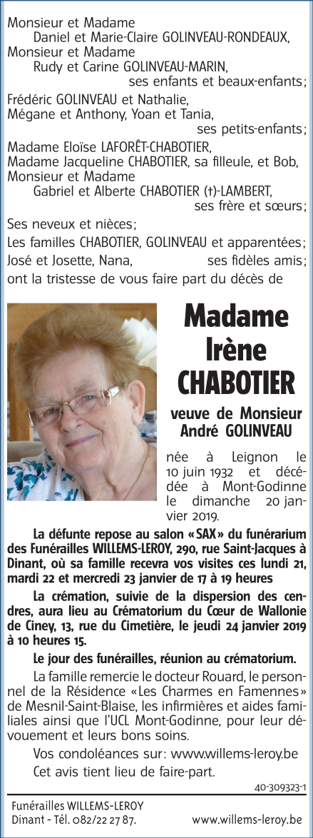 Image Annonce nécrologique