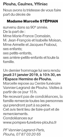 Image Annonce nécrologique