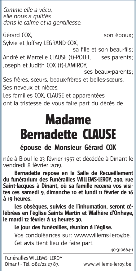 Image Annonce nécrologique