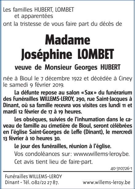 Image Annonce nécrologique