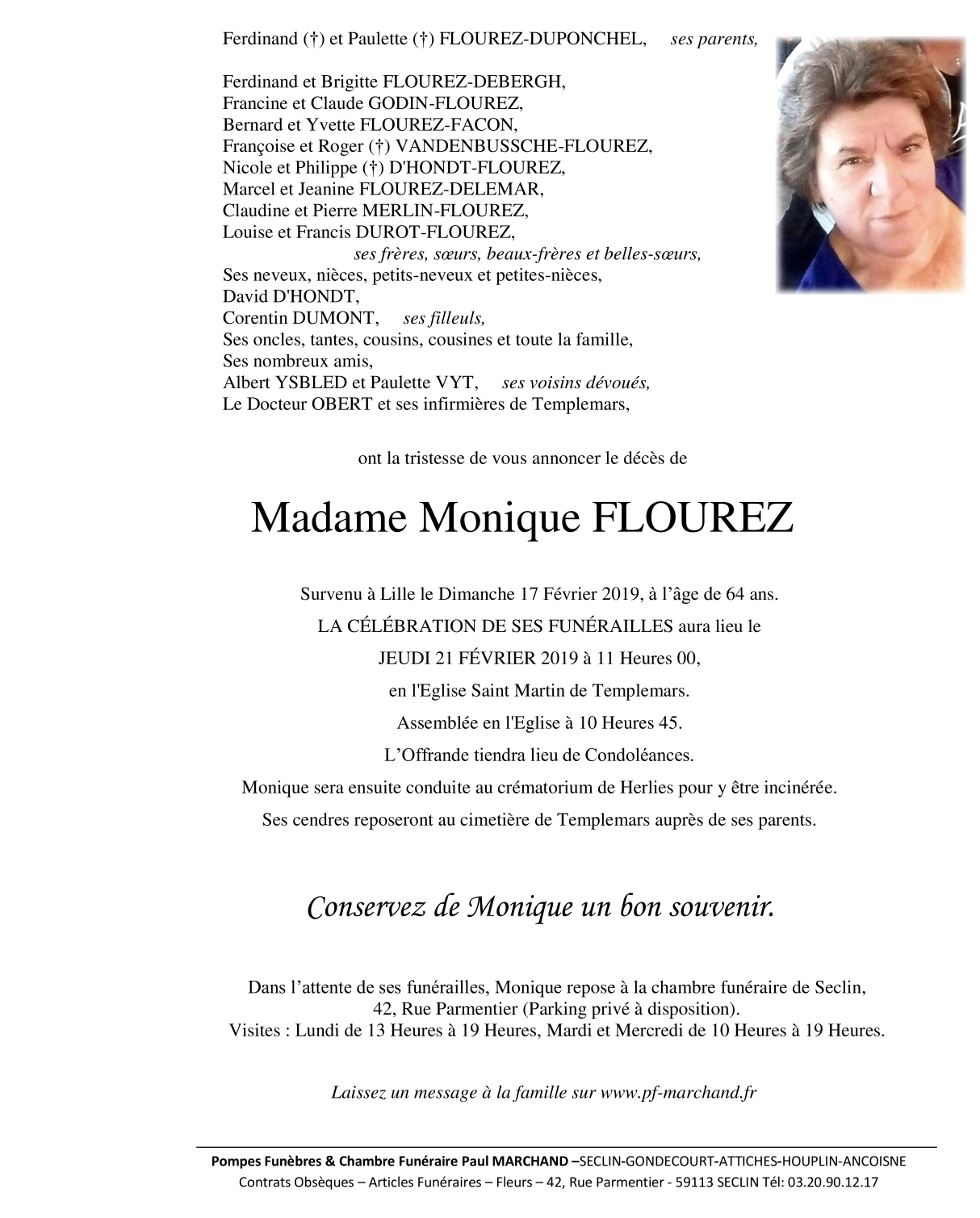 Image Pour voir le faire-part de Monique CLIQUEZ-ICI