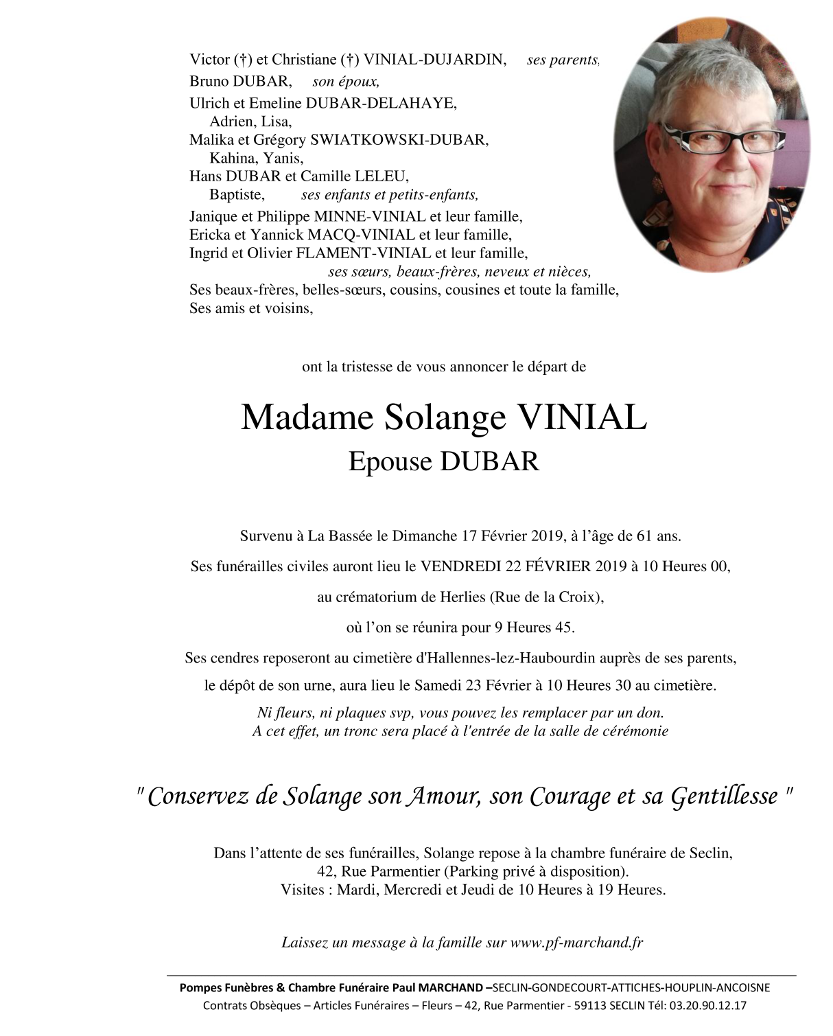 Image Pour voir le faire-part de Solange CLIQUEZ-ICI