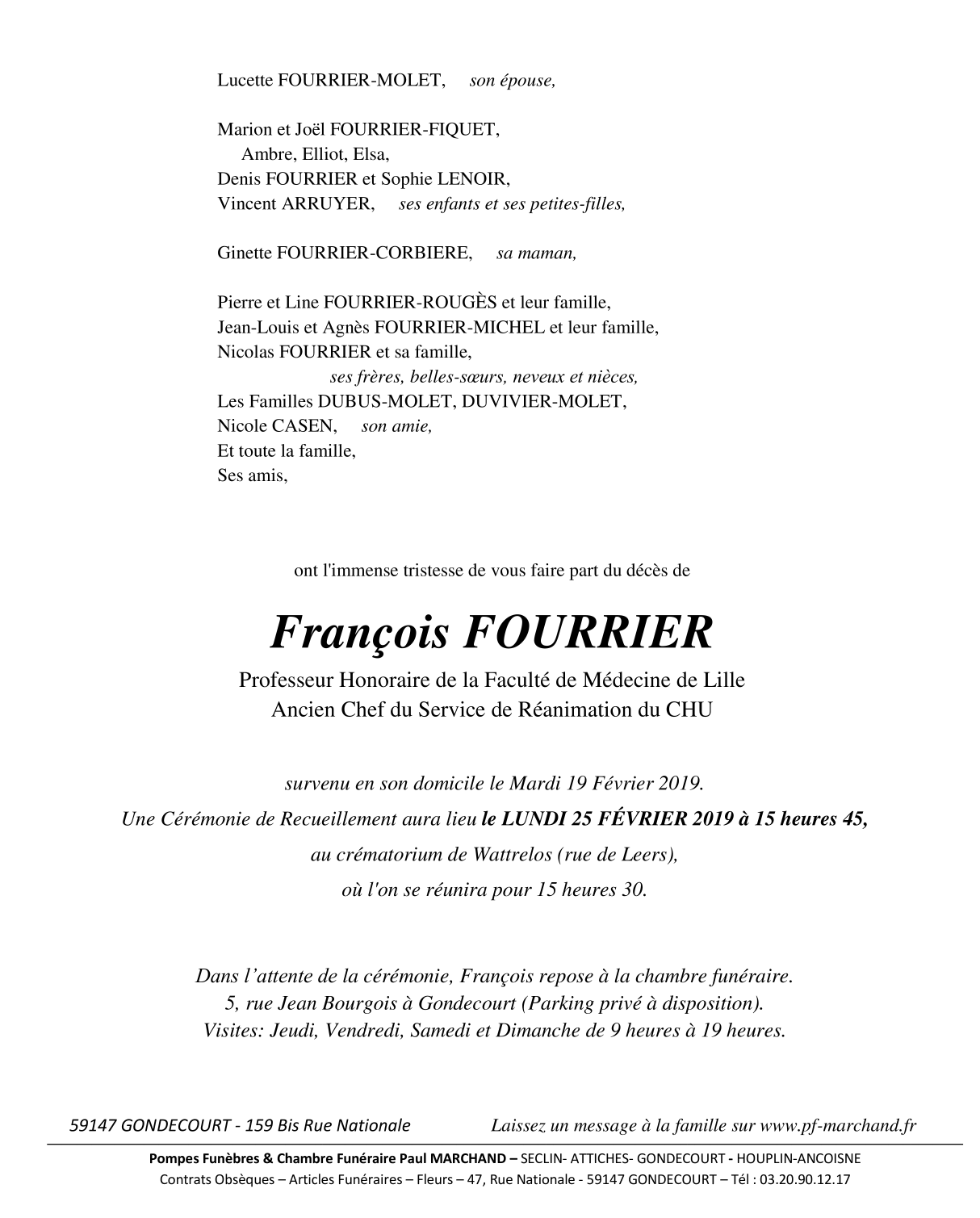 Image Pour voir le faire-part de François CLIQUEZ-ICI