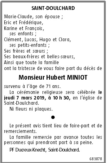 Image Annonce nécrologique