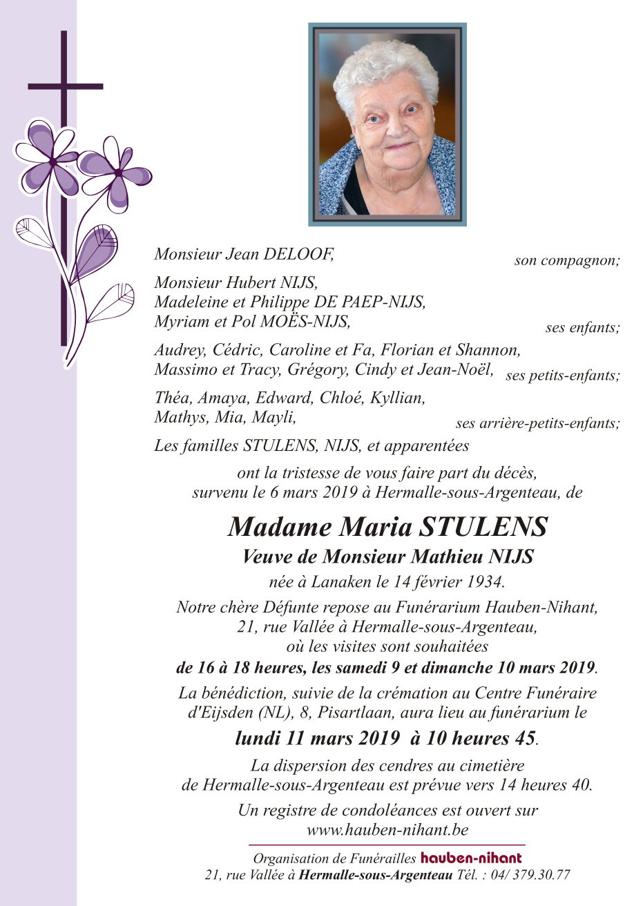 Image Annonce nécrologique