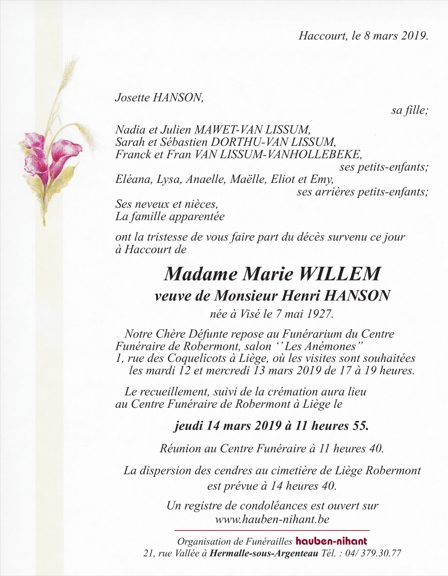 Image Annonce nécrologique