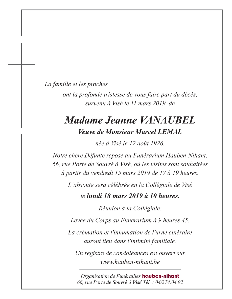 Image Annonce nécrologique