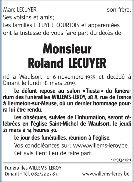 Image Annonce nécrologique