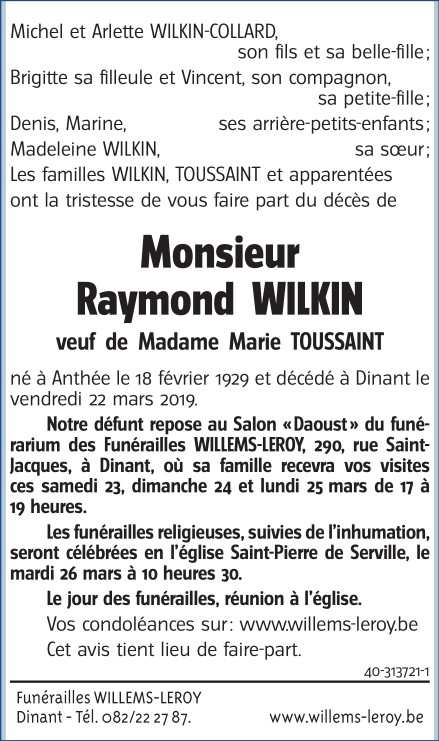 Image Annonce nécrologique
