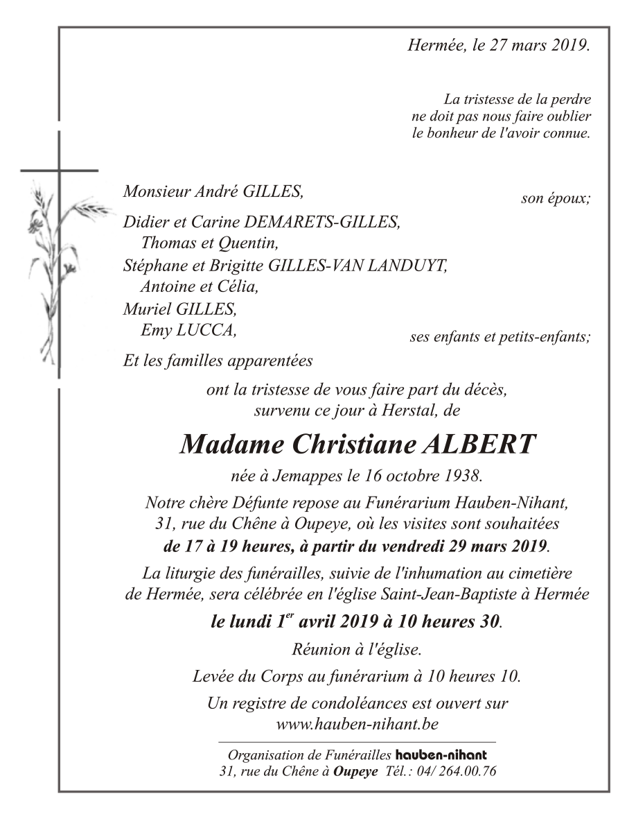 Image Annonce nécrologique