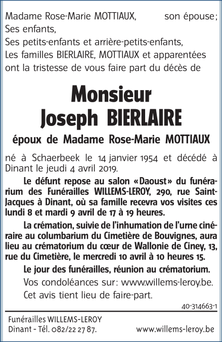 Image Annonce nécrologique