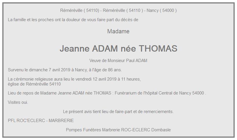 Image Annonce nécrologique