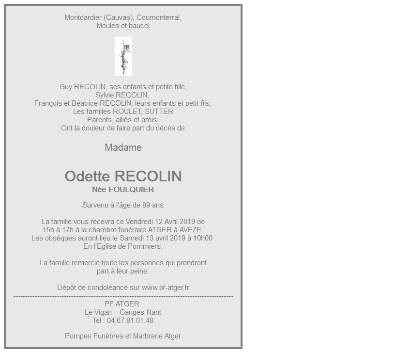 Image Annonce nécrologique