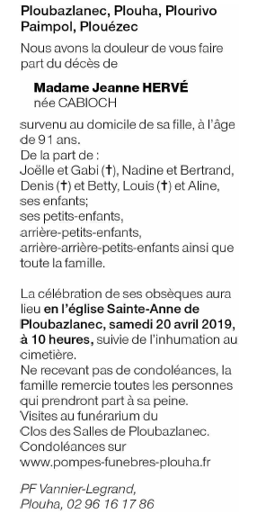 Image Annonce nécrologique