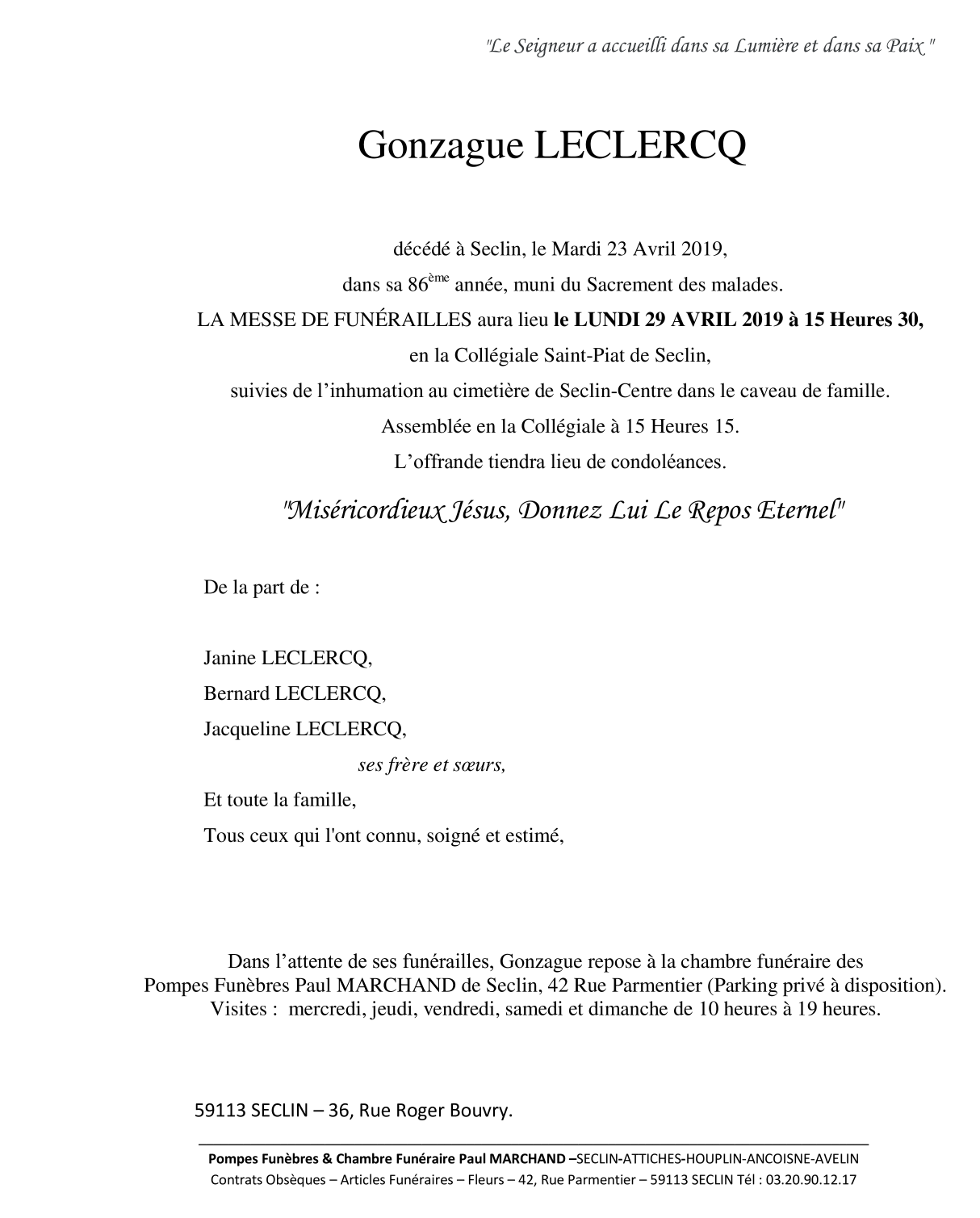 Image Pour voir le faire part de Gonzague CLIQUEZ-ICI