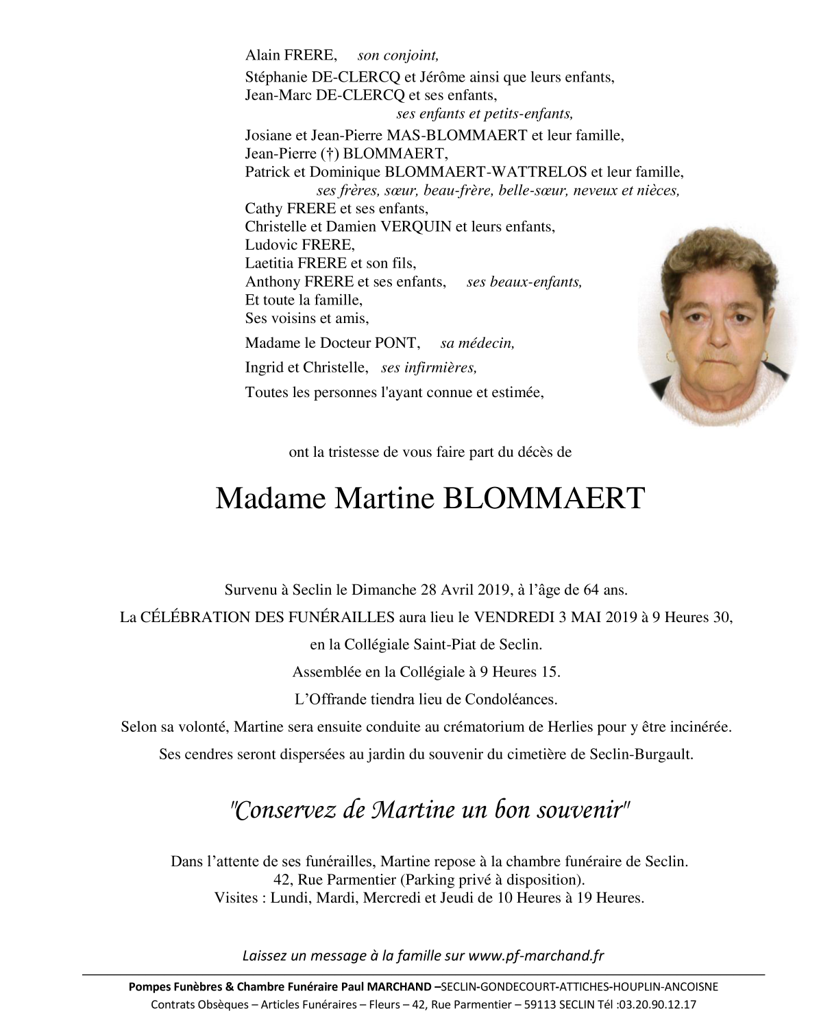 Image Pour voir le faire-part de Martine CLIQUEZ-ICI