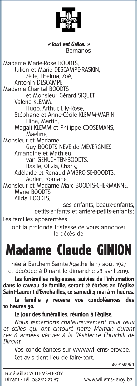 Image Annonce nécrologique