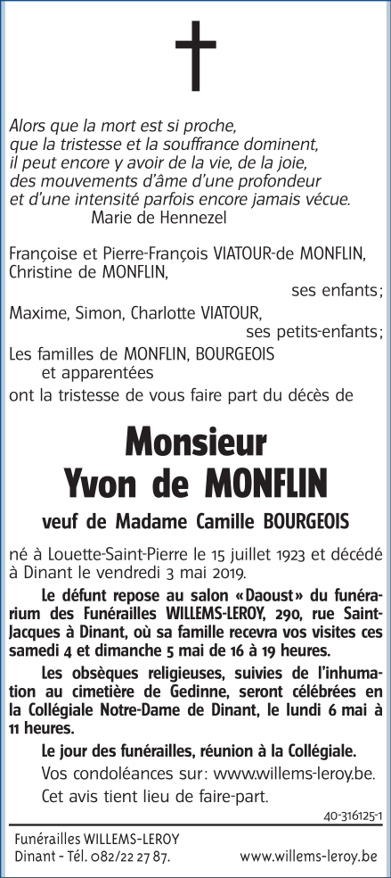 Image Annonce nécrologique
