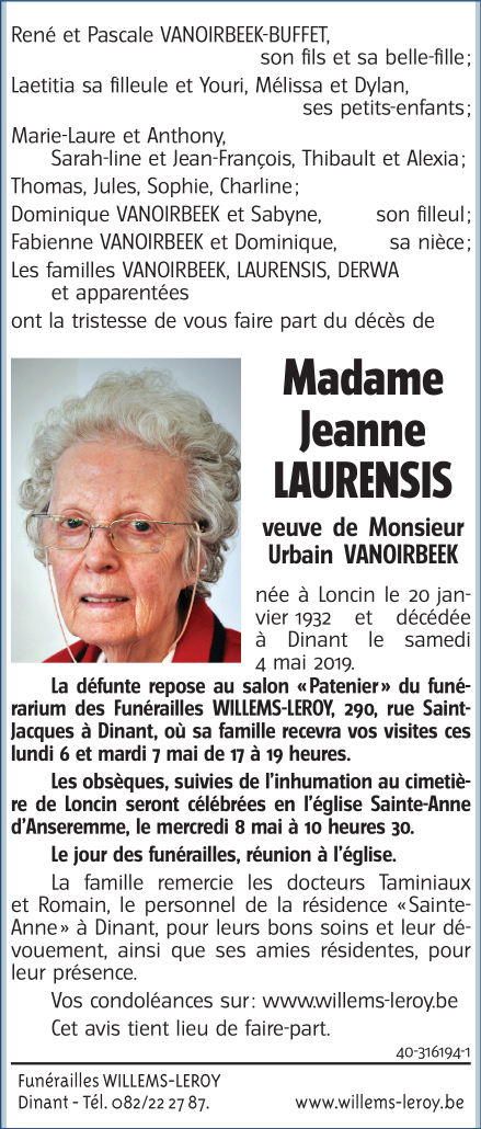Image Annonce nécrologique