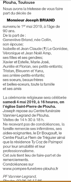 Image Annonce nécrologique