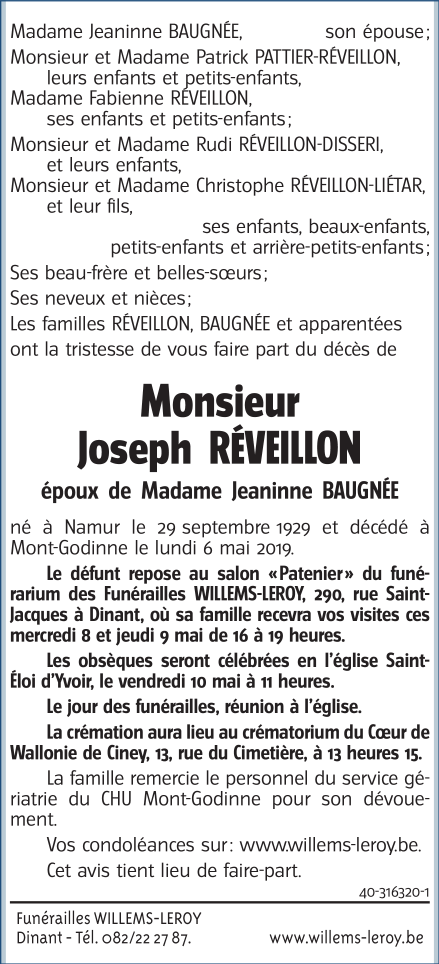 Image Annonce nécrologique