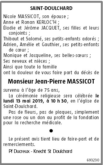 Image Annonce nécrologique