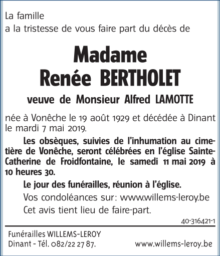 Image Annonce nécrologique