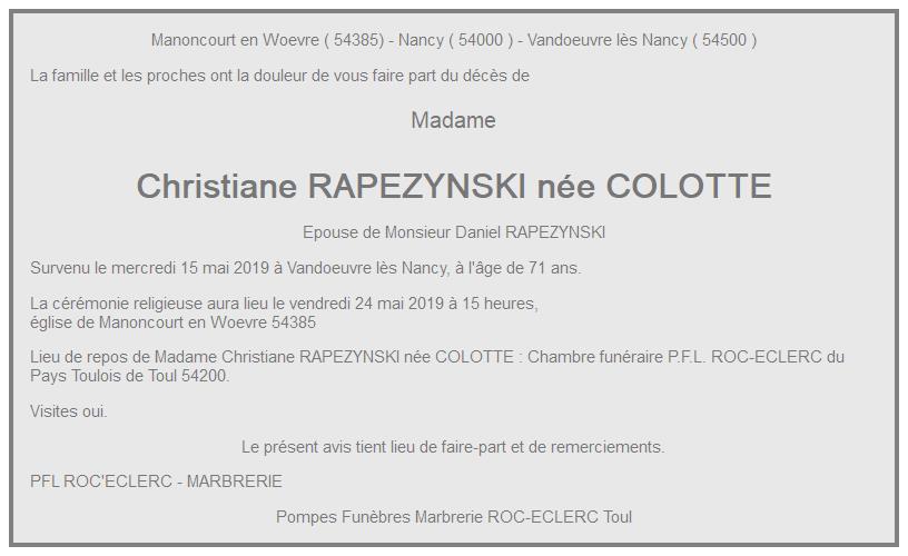 Image Annonce nécrologique